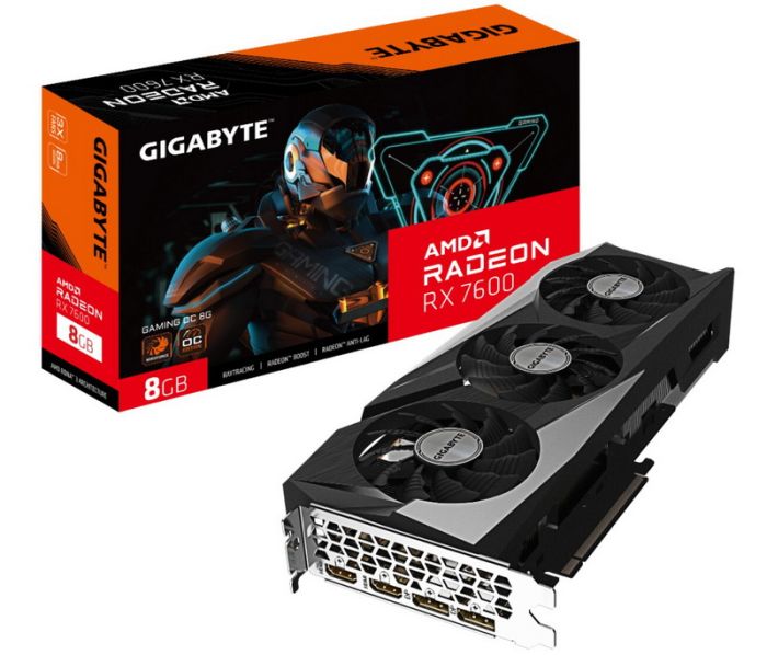 Gigabyte Radeon RX 7600 Gaming OC 8GB GDDR6