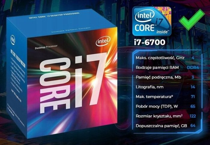 ZESTAW GAMINGOWY I7 32GB RTX 4060 8GB +MONITOR 27 165Hz 1ms WIN 11