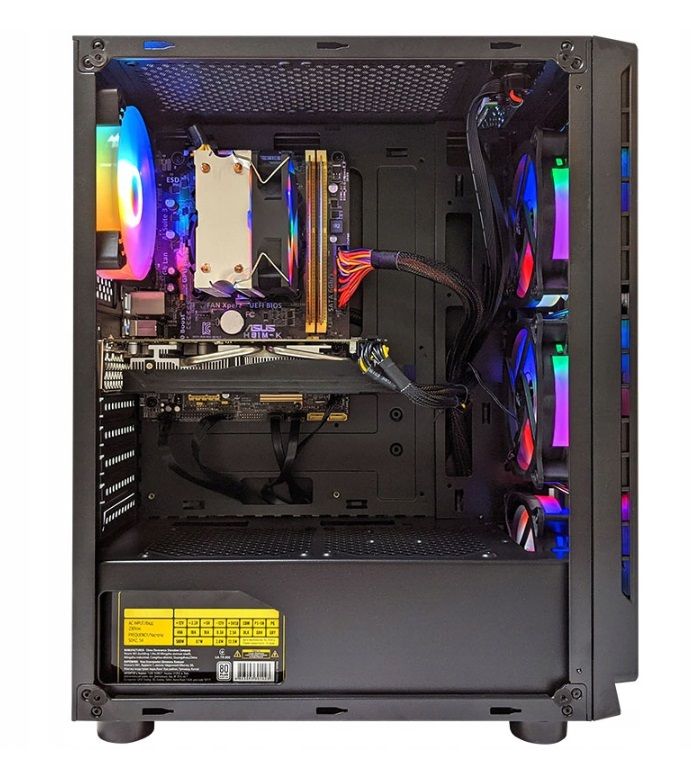 PC GAMINGOWY Ryzen 5 5500 RTX 4060 8GB 32GB DDR4 M2 2TB +Wi-Fi +WIN11