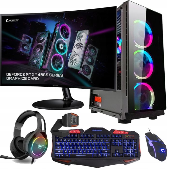 ZESTAW GAMINGOWY I7 32GB RTX 4060 8GB +MONITOR 27